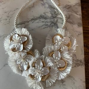 White Flower Necklace